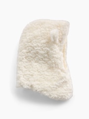 Gap Cream Sherpa Bear Snood Hat - Image 2 of 2