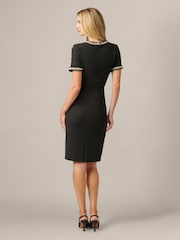 Adrianna Papell Petite Crepe Sheath Dress - Larawan 2 ng 5