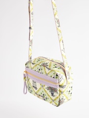 Cath Kidston Green Birdcage Print Camera Cross-Body Bag - Image 7 of 9