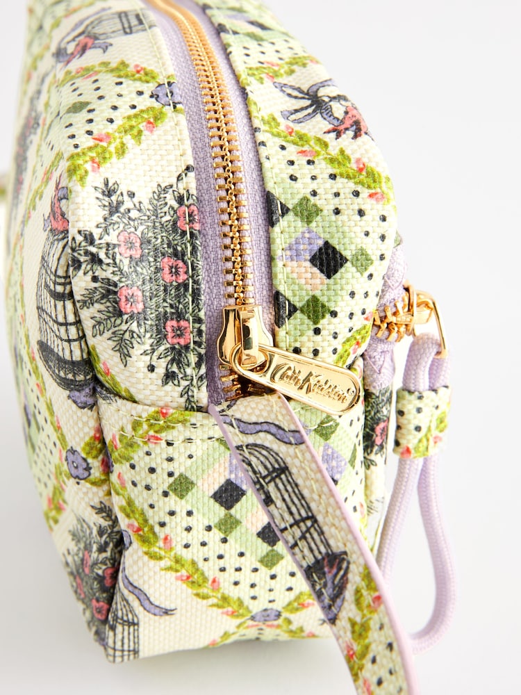 Cath Kidston Green Birdcage Print Camera Cross-Body Bag - Image 9 of 9