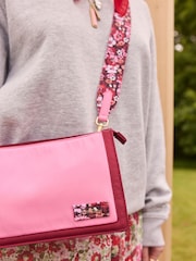 Cath Kidston Pink/Red Double Cross-Body Bag - Image 2 of 10