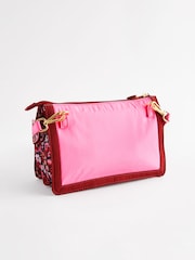 Cath Kidston Pink/Red Double Cross-Body Bag - Image 6 of 10