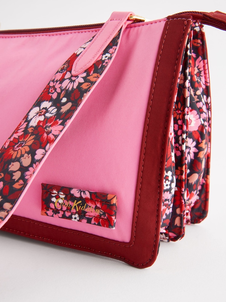 Cath Kidston Pink/Red Double Cross-Body Bag - Image 8 of 10