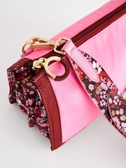 Cath Kidston Pink/Red Double Cross-Body Bag - Image 9 of 10