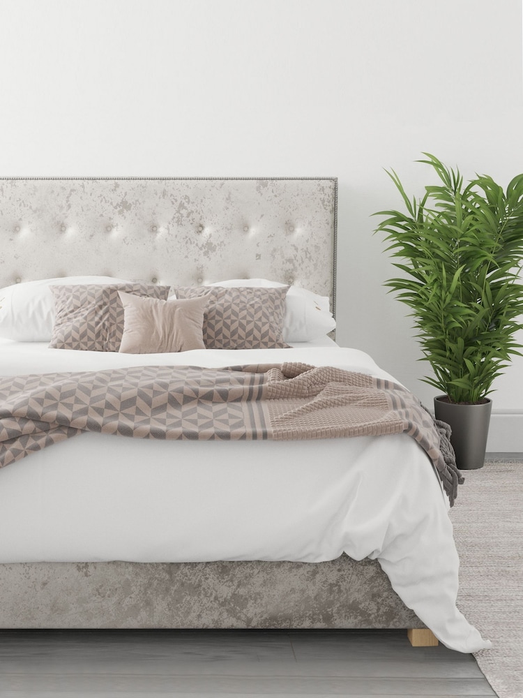 Aspire Furniture Natural White Olivier End Lift Ottoman Storage Bed - Image 1 of 6