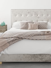 Aspire Furniture Natural White Olivier End Lift Ottoman Storage Bed - Image 1 of 4