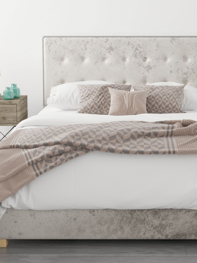 Aspire Furniture Natural White Olivier End Lift Ottoman Storage Bed - Image 1 of 4