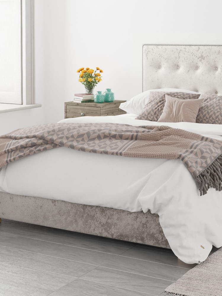 Aspire Furniture Natural White Olivier End Lift Ottoman Storage Bed - Image 2 of 4