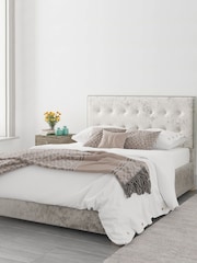 Aspire Furniture Natural White Olivier End Lift Ottoman Storage Bed - Image 4 of 6