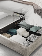 Aspire Furniture Natural White Olivier End Lift Ottoman Storage Bed - Image 3 of 4