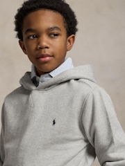 Polo Ralph Lauren Grey Logo Jersey Hoodie - Image 3 of 5