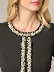 Vestido tubo de crepé de Adrianna Papell - Imagen 4 de 6