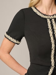 Vestido tubo de crepé de Adrianna Papell - Imagen 5 de 6