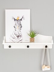 Childhome Multi Zebra Wall Art - Image 1 of 3