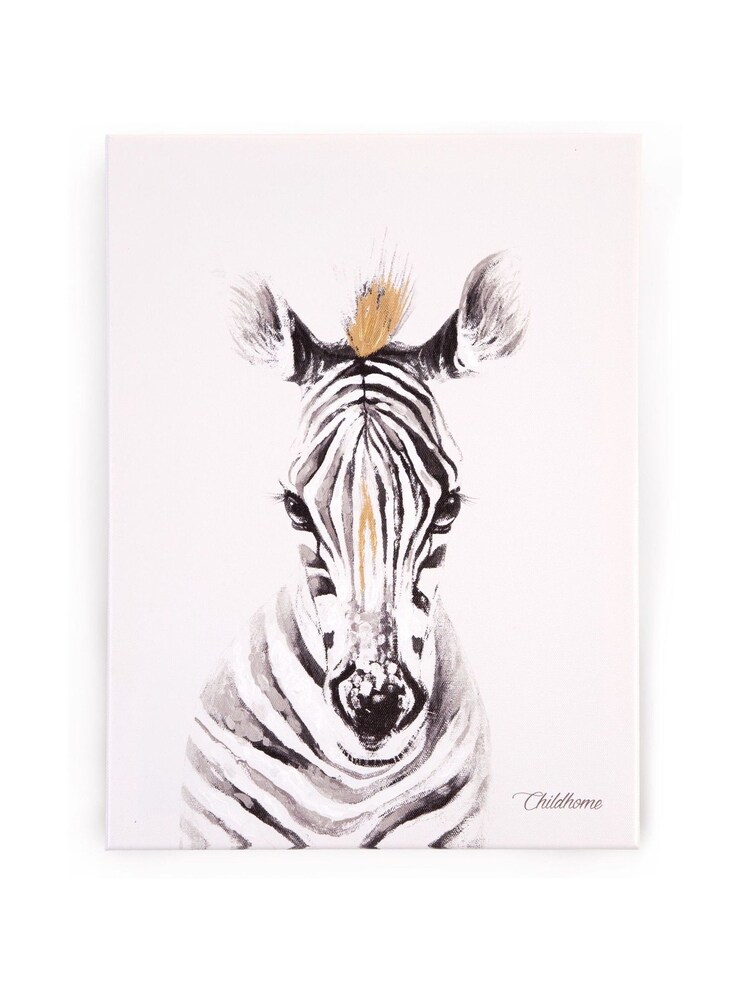 Childhome Multi Zebra Wall Art - Image 3 of 3
