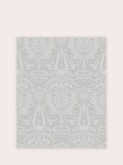 Laura Ashley Slate Heraldic Damask 10M Wallpaper - Image 2 of 4