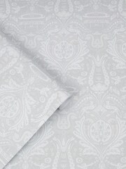 Laura Ashley Slate Heraldic Damask 10M Wallpaper - Image 3 of 4