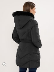 Negro - Star by Julien MacDonald Padded Coat - Imagen 3 de 6