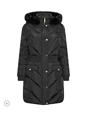 Negro - Star by Julien MacDonald Padded Coat - Imagen 5 de 6