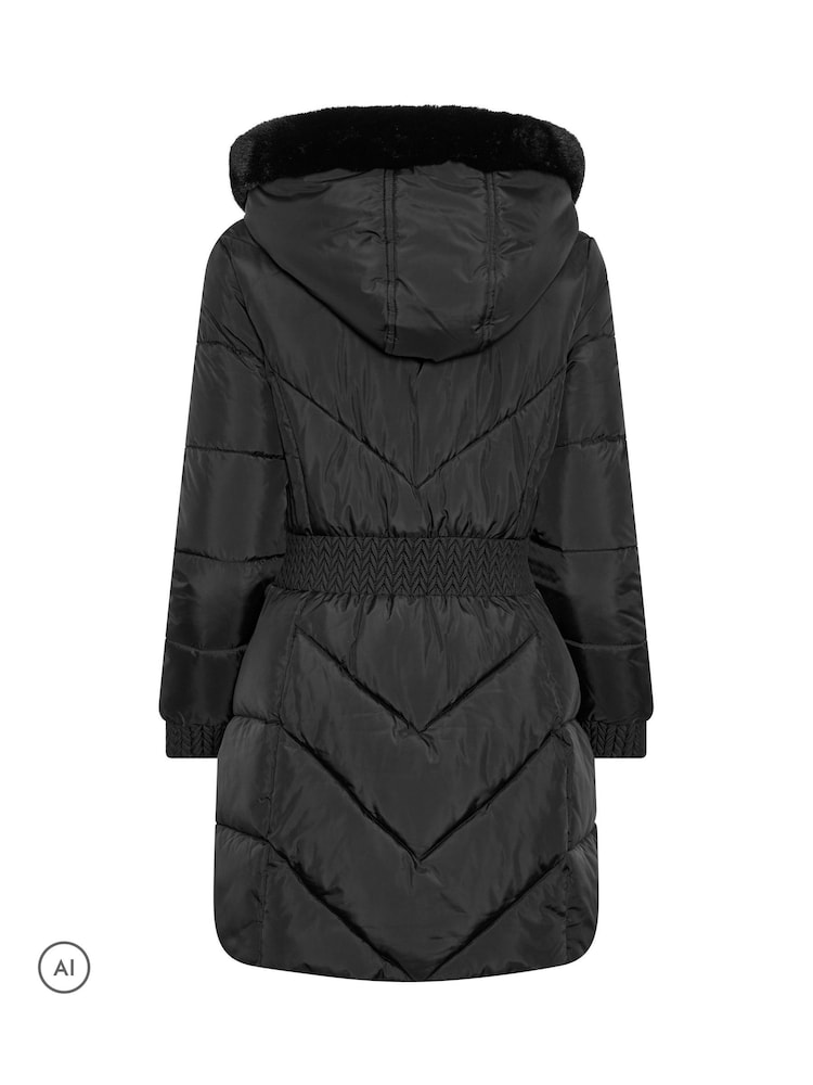 Negro - Star by Julien MacDonald Padded Coat - Imagen 6 de 6
