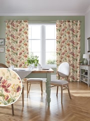 Laura Ashley Red Gosford Made to Measure Curtains - Image 2 of 8