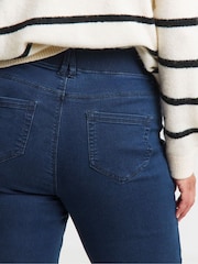 Simply Be Blue Slim Pull On Jeggings - Image 4 of 5