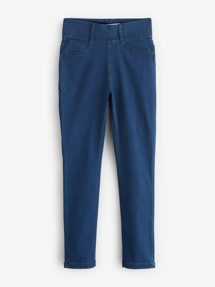 Simply Be Blue Slim Pull On Jeggings - Image 5 of 5 Simply Be Blue Slim Pull On Jeggings - Image 5 of 5