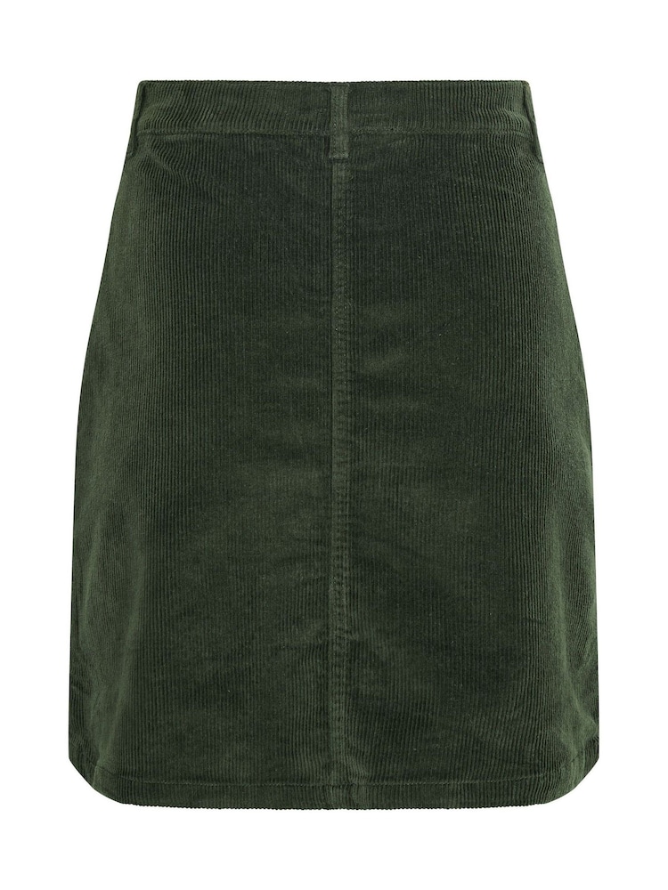 M&Co Green Pocket Detail Cotton Corduroy Skirt - Image 6 of 6 M&Co Green Pocket Detail Cotton Corduroy Skirt - Image 6 of 6