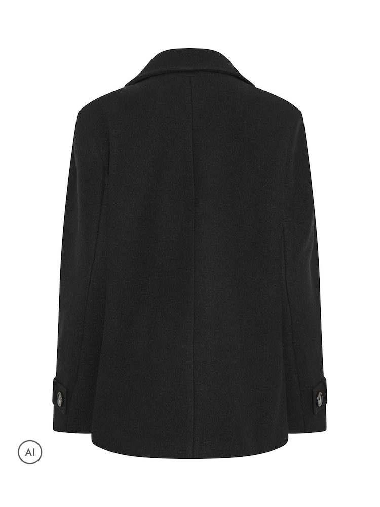 Star by Julien MacDonald Black Pea Coat - Image 6 of 6