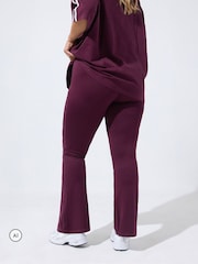 Yours Curve Red Active Flared Leggings - Image 3 of 6