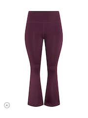 Yours Curve Red Active Flared Leggings - Image 5 of 6