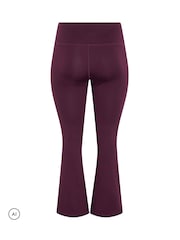 Yours Curve Red Active Flared Leggings - Image 6 of 6