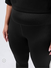 Yours Curve Black Active Flared Leggings - Image 4 of 7