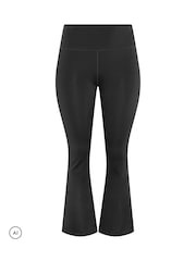 Yours Curve Black Active Flared Leggings - Image 6 of 7