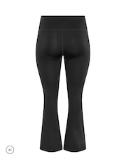 Yours Curve Black Active Flared Leggings - Image 7 of 7