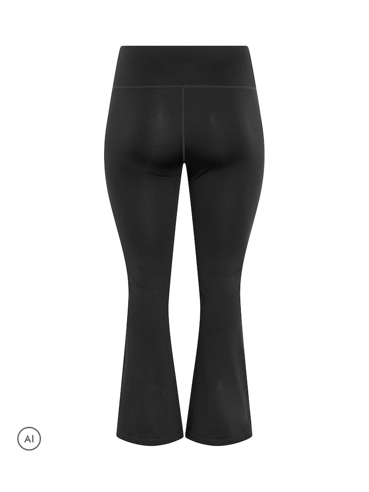 Yours Curve Black Active Flared Leggings - Image 7 of 7 Yours Curve Black Active Flared Leggings - Image 7 of 7