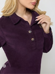 M&Co Purple Cord Pocket Dress - Image 4 of 6