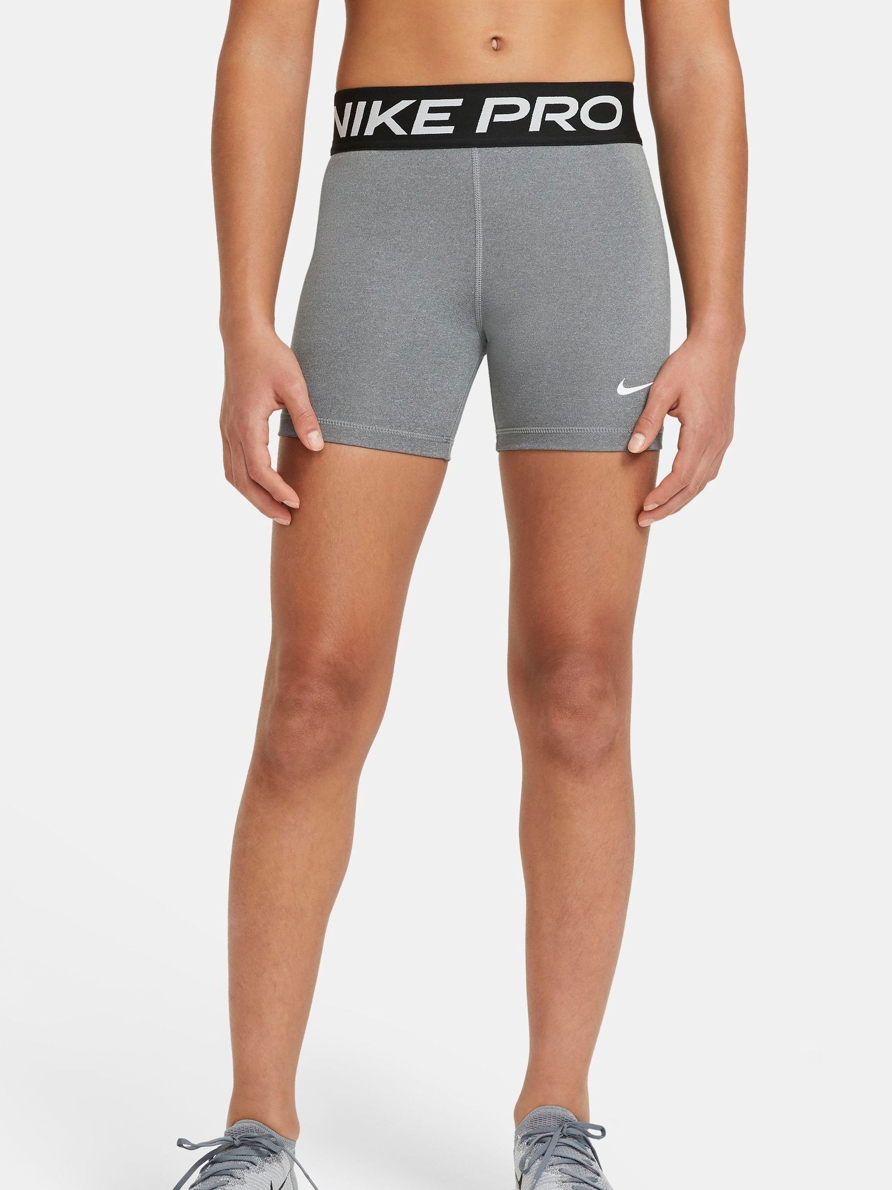 Nike Grey Marl 3 Inch Dri FIT Pro Shorts