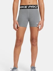 Nike Grey Marl 3 Inch Dri-FIT Pro Shorts - Image 1 of 7