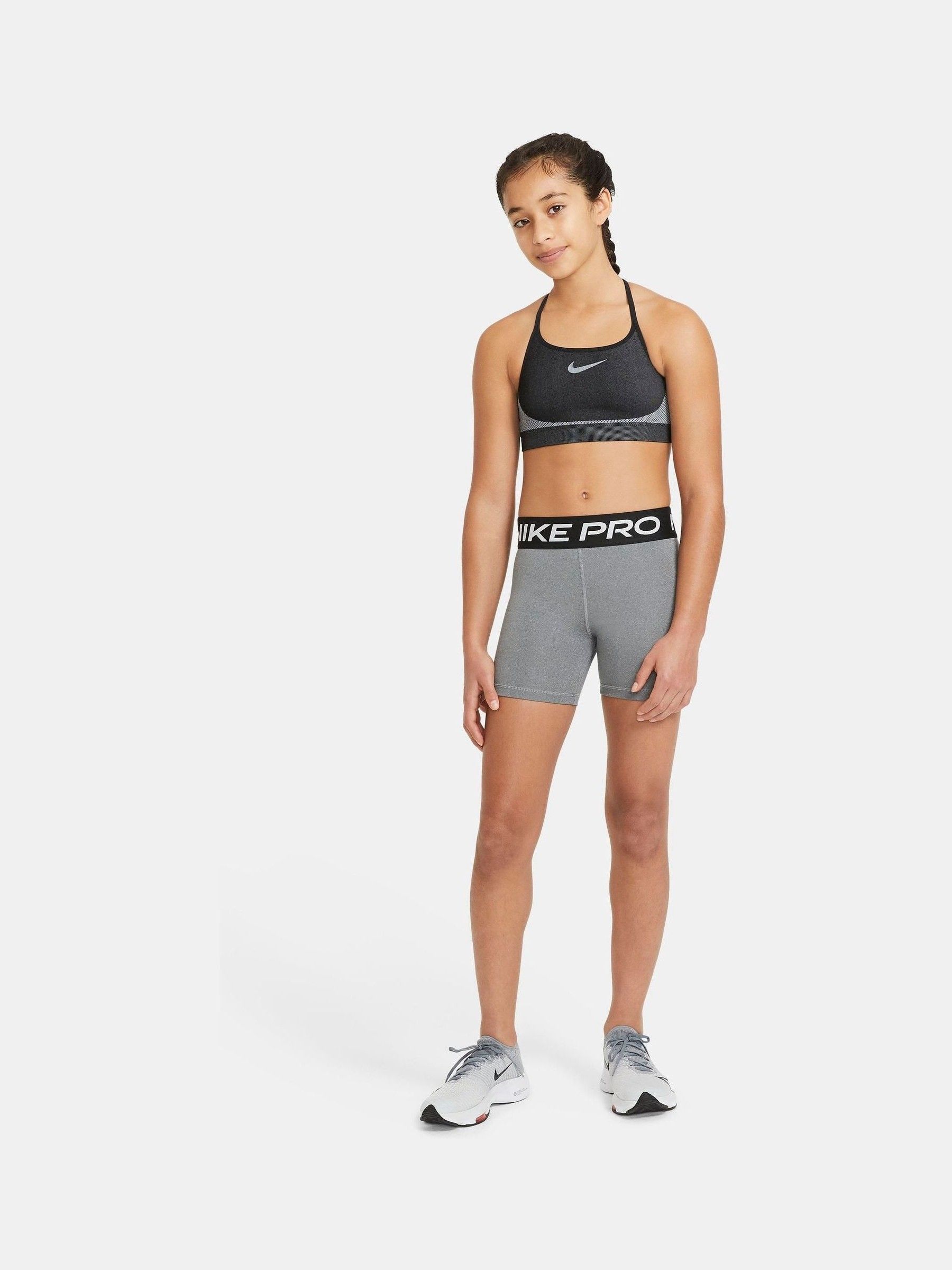 Buy Nike Grey Marl 3 Inch Dri FIT Pro Shorts from the Next UK online shop
