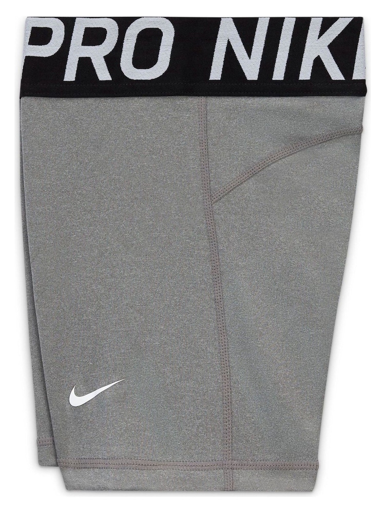 Nike Grey Marl 3 Inch Dri-FIT Pro Shorts - Image 6 of 7