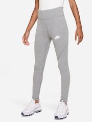 Nike Grey Favourites High Waisted Leggings - Image 1 of 7