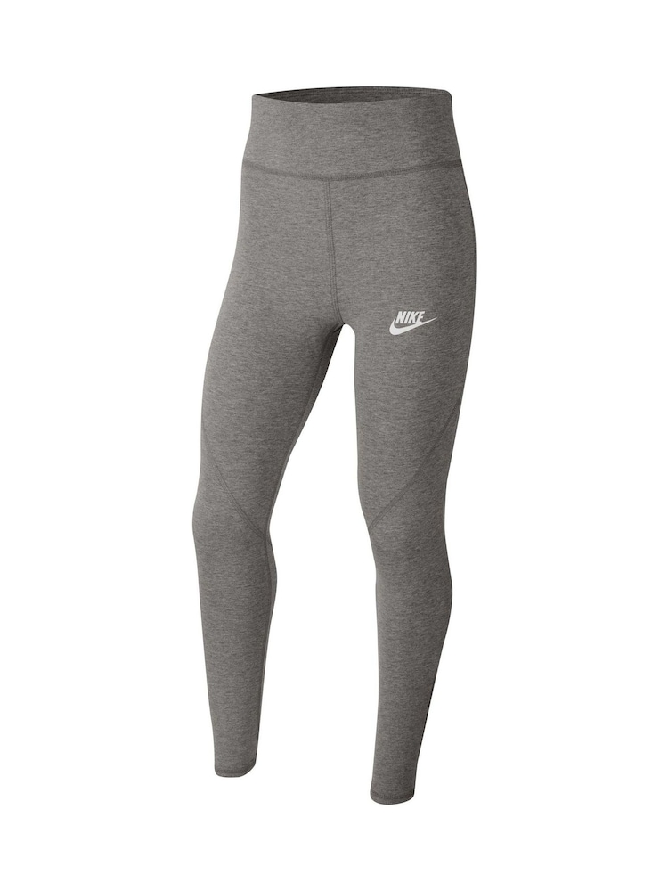 Nike Grey Favourites High Waisted Leggings - Image 6 of 7