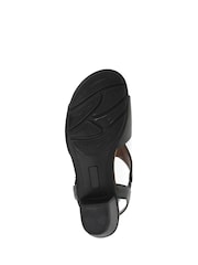 Pavers Black Pavers Natural Heeled Slingback Sandals - Image 4 of 5