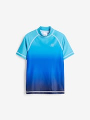 Blue Ombre Short Sleeve Sunsafe Rash Vest (1.5-16yrs) - Image 1 of 4