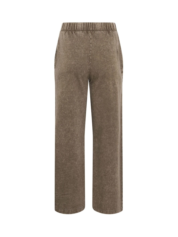 PixieGirl Petite Brown Acid Wash Wide Leg Joggers - Image 7 of 7 PixieGirl Petite Brown Acid Wash Wide Leg Joggers - Image 7 of 7