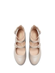 Clarks Natural Leather Fawna Strap Shoes - Image 5 of 7