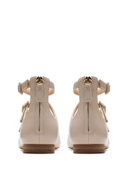 Clarks Natural Leather Fawna Strap Shoes - Image 6 of 7