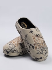 Vanilla Underground Brown Lord Of The Rings Logo Mule Slippers - Image 3 of 5