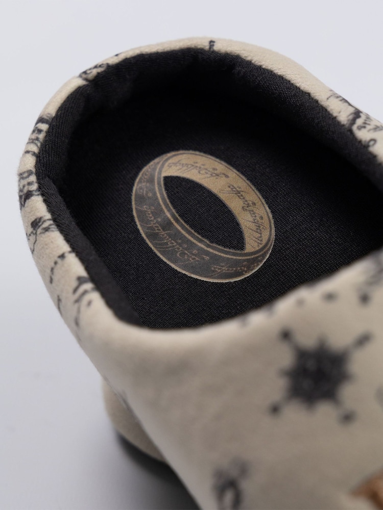 Vanilla Underground Brown Lord Of The Rings Logo Mule Slippers - Image 5 of 5 Vanilla Underground Brown Lord Of The Rings Logo Mule Slippers - Image 5 of 5
